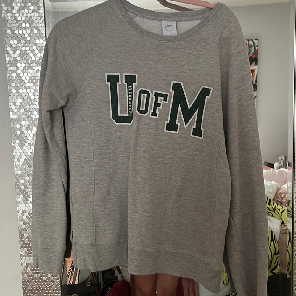 University of Miami sweatshirt